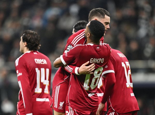 通弘网  终结4连败! 利物浦欧冠5-1逆转法鹰 9500万锋霸弑旧主 维尔茨2助